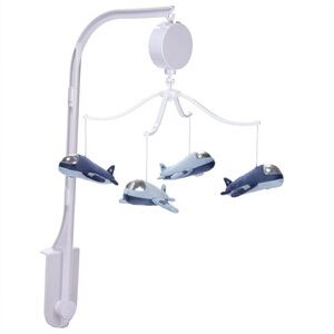 Bedtime Originals Little Aviator Airplane Musical Baby Crib Mobile Soother Toy